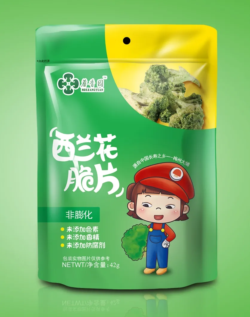 蘑香园西兰花脆片
