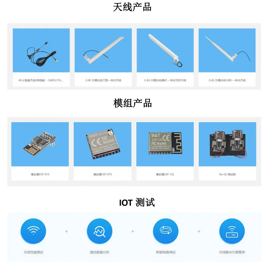 天线/模组/无线测试服务