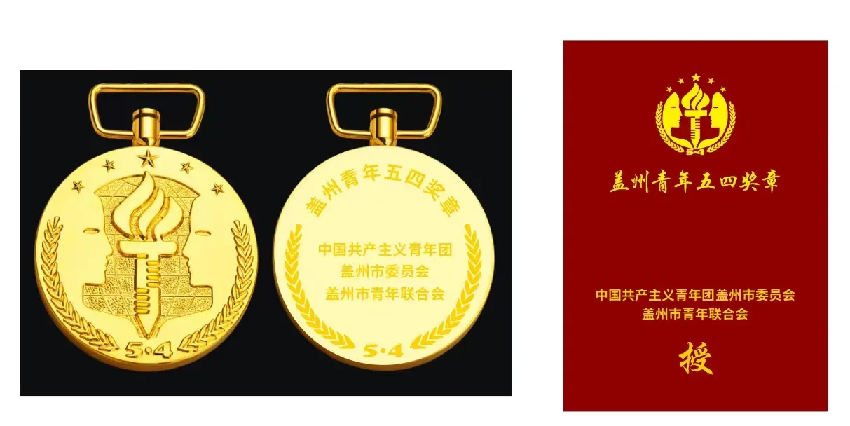 盖州市青年五四奖章