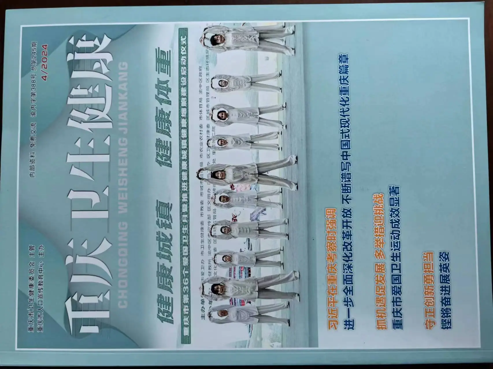 重庆卫生健康杂志、重庆卫生健康党建杂志