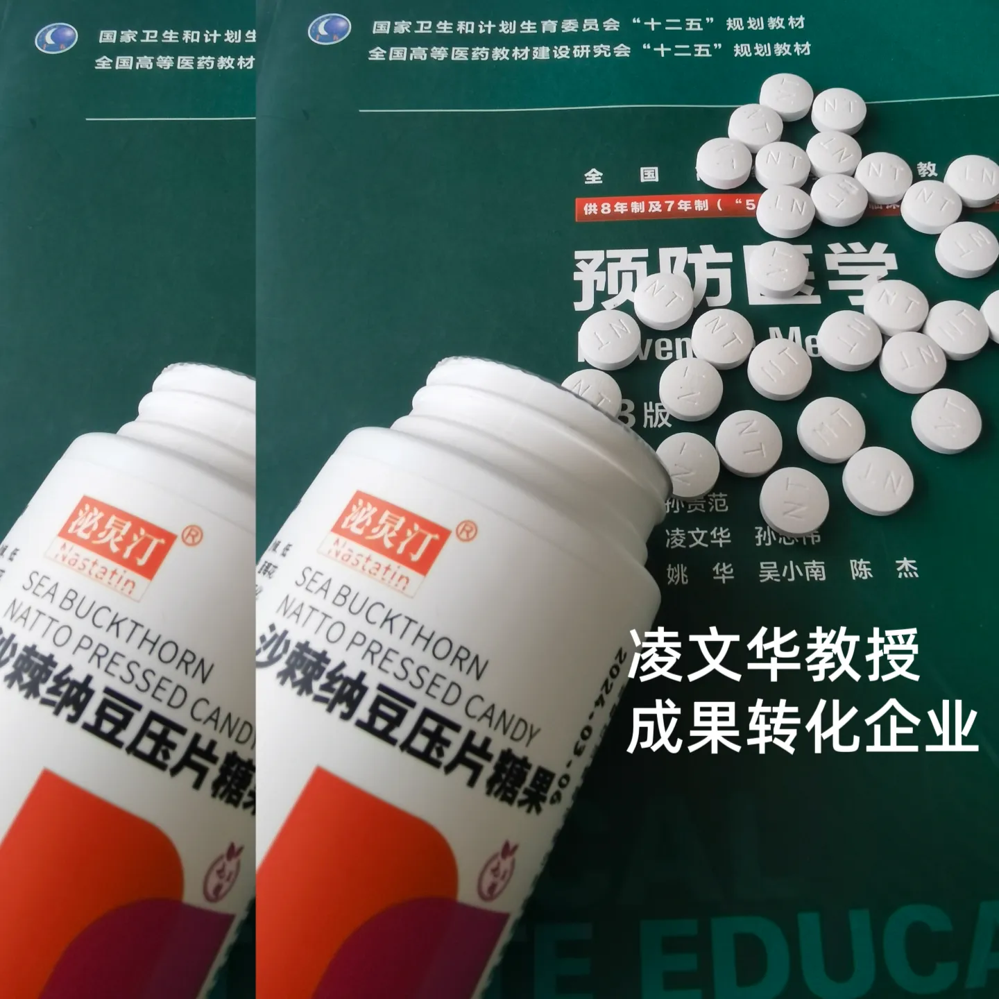 沙棘纳豆压片糖果