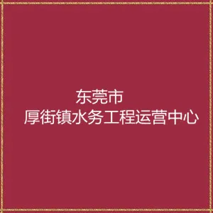 东莞市厚街镇水务工程运营中心