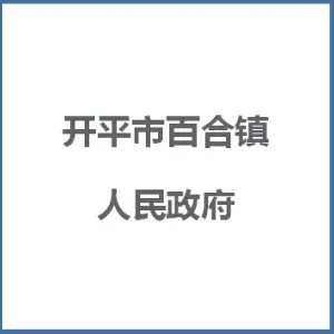 开平市百合镇人民政府