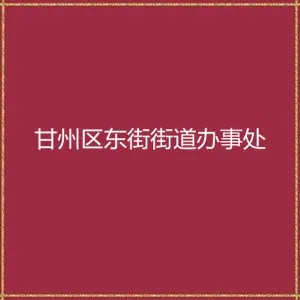 甘州区人民政府东街街道办事处