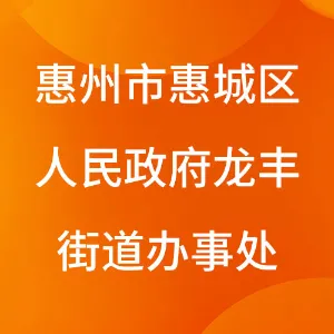 惠州市惠城区人民政府龙丰街道办事处